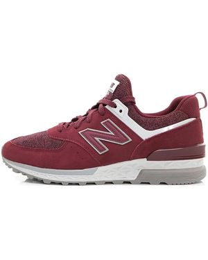 New Balance 574 Sport "Burgundy" Ms574Ce" - Purple