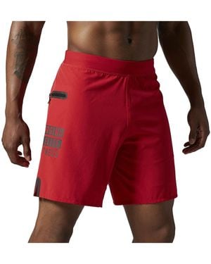 Reebok Rcf Super Nasty Endurance Shorts "Excellent" Aa1103" - Red