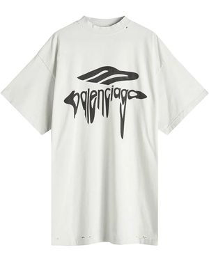 Balenciaga 3B Liquefied T-Shirt 787349 Trvs8 9081" - Black
