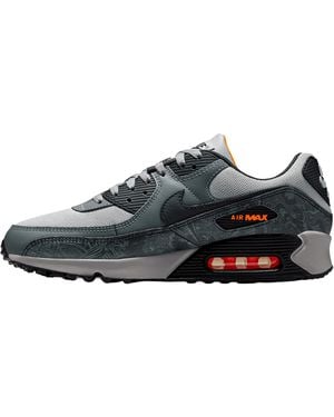 Nike Air Max 90 Premium "Hyper Crimson" Iq0172 900" - Black