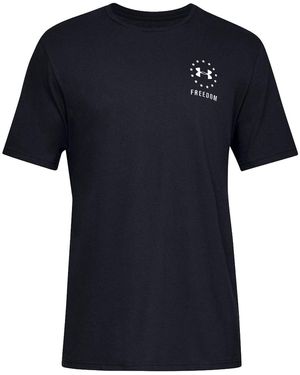 Under Armour Freedom Left Chest Live T-Shirt 1330059 001" - Black