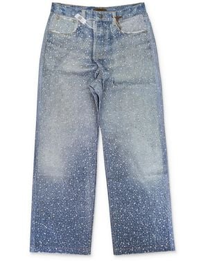 BIRTH OF ROYAL CHILD Diamond Denim Straight-Fit Jeans Bc24Sspt05" - Blue