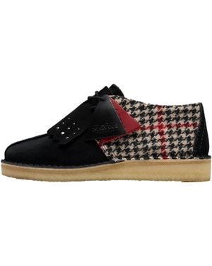 Clarks Desert Trek Tweed Combi" 26182799" - Black