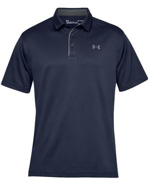 Under Armour Tech Polo "Midnight Graphite" 1290140 410" - Blue