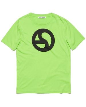 Acne Studios Printed Sharp T-Shirt Fn Ux Tshi000047 Abf" - Green