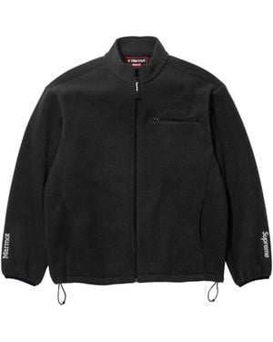Supreme Marmot Fleece Jacket "Fw25 - Black