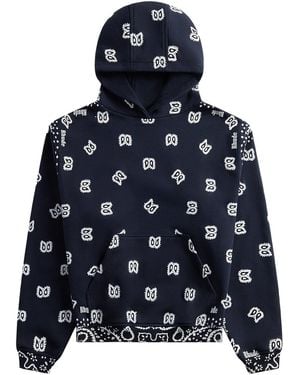 Rhude Bandana Print Hoodie "Vintage" Rhpf24Ho01856 2306" - Black