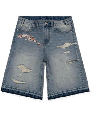 Bravest Studios Pistol Jean Shorts Bs75" - Black