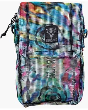 Supreme South2 West8 Heavy Mesh Game B "ss 21" - Blue