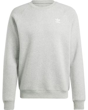 adidas Originals Trefoil Essentials Crewneck "Medium Heather" Im4537" - Black