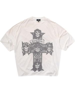 Represent Guns N Roses Cross Ss T-Shirt Mlm100759-We" - Black