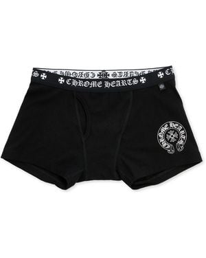 Chrome Hearts Boxer Brief Shorts Chrm0478" - Black