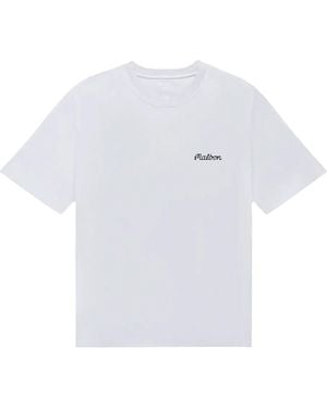 Malbon Golf Bermuda Baldwin T-Shirt 9399 Wht" - Black