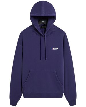 Kith Bmw Nelson Hoodie "Techno" Khmg030050 599" - Blue