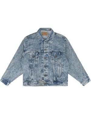 Levi's Vintage Trucker Denim Jacket "Chemical Wash" 705070219" - Blue