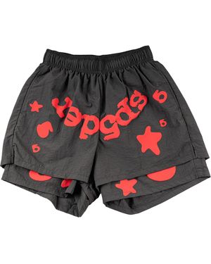 Sp5der Beluga Double Layer Short "Slate" 435" - Black