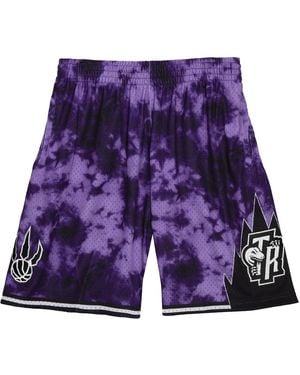 Mitchell & Ness Galaxy Swingman Shorts "Nba Toronto Raptors 1998" Smshkm19054 Trapurp98" - Purple