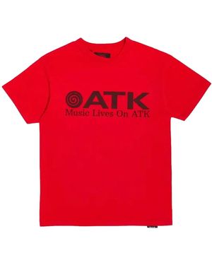 GALLERY DEPT. Music Lives On Atk T-Shirt Gd093" - Red