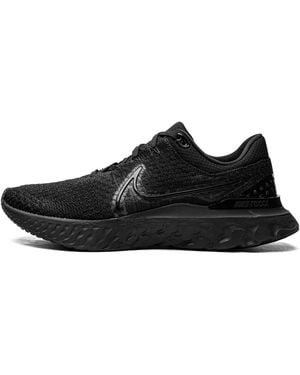 Nike React Infinity Run Flyknit 3 "Triple" Dh5392 005" - Black