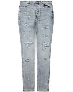 Ksubi Van Winkle Denim Trousers "Paint Summer" Mps26Dj008" - Black