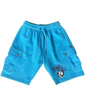 Chrome Hearts Matty Boy Brand New Cargo Shorts Chrm1966" - Blue