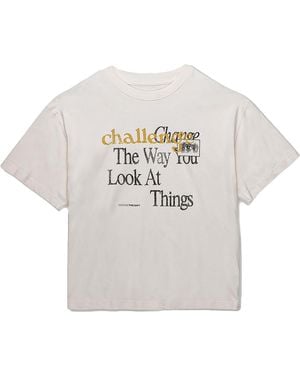 Honor The Gift Challenge T-Shirt Htg260212004 Whit" - Black