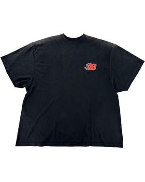 Balenciaga Flames T-Shirt 656978 Tvk70 1076" - Blue