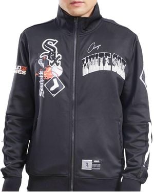 Pro Standard Chicago Sox Home Town Track Jacket Lcw633351 Blk" - Black