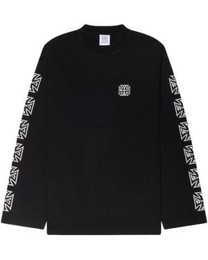 Vetements Biker Cross Sleeves Longsleeve Vtm-Mtps-0003" - Black