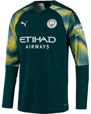 PUMA Mcfc Manchester City Gk Shirt Replica Long Sleeve 755601 07" - Green