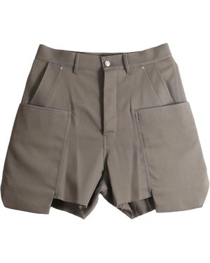 Rick Owens Stefan Cargo Shorts "Dust" Ru02F4382 Wt 34" - Black