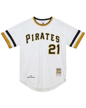 Mitchell & Ness Mlb Roberto Clemente Home Jersey "1971 Pittsburgh Pirates – Ajy15616 Ppi71Rclwhit" - Black