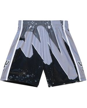 Mitchell & Ness Hyper Hoops Swingman Shorts "Nba San Antonio Spurs 1998" Pfsw1254 Sas98Pppmtbk" - Black