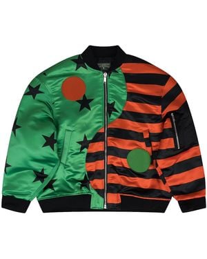 DENIM TEARS Yin Yang Bomber Dt785" - Green