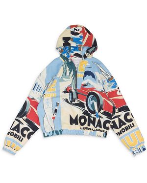 Rhude Monaco Sport Quarter Zip Jumper "Multi Rhss24Ja05307108" - Black