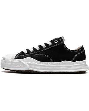 Maison Mihara Yasuhiro Hank Og Sole Canvas Low A05Fw702 Blk" - Black