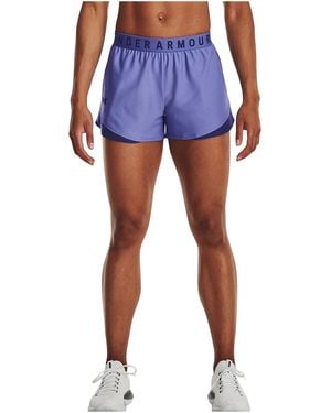 Under Armour Play Up 3.0 Shorts "Baja Sonar" 1344552 495" - Black