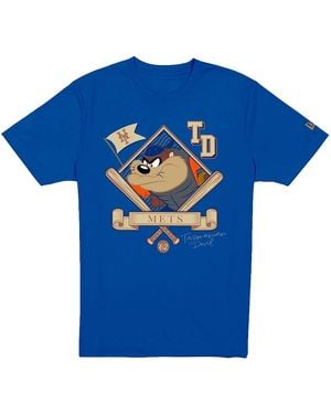 KTZ Looney Tunes New York Mets T-Shirt "Tasmanian Devil" Ne1237" - Blue