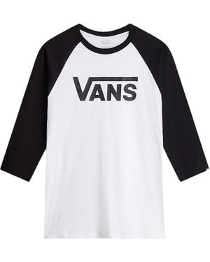 Vans Classic Ragl T-Shirt Vn0002Qqyb2" - Black