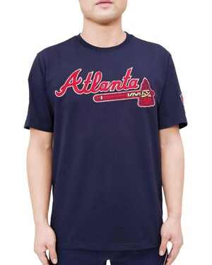 Pro Standard Mlb Atlanta Braves Pro Team Shirt Lab131546 Mdn" - Blue