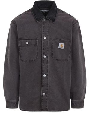 Carhartt Mitch Shirt Jacket "Palisander (Dusky Canvas) I036262 3An 0J" - Black