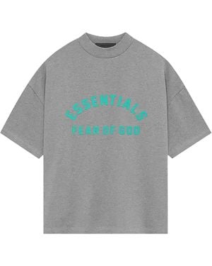 Fear Of God Heavy Jersey Ss T-Shirt "Dark Heather Oatmeal" 125Sp242003F" - Black