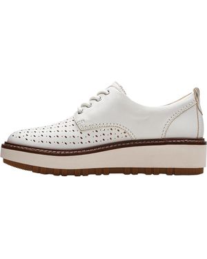 Clarks Orianna Move Lace-Up "Off Leather" 26176313" - White