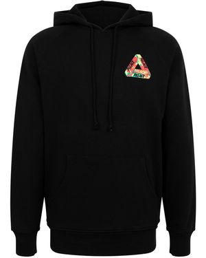 Palace One Wave Rasta Tri-Ferg Hoodie Pa0094" - Black