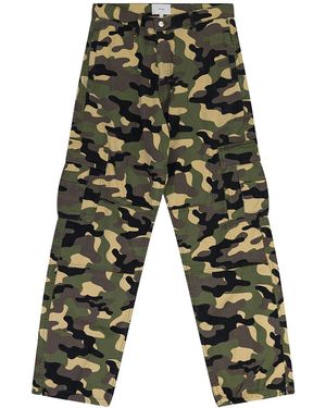 Rhude Linares Cargo Trousers Rhdmbtm0229 Grn" - Black