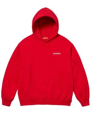 Supreme Immortal Hooded Sweatshirt Su28083" - Red