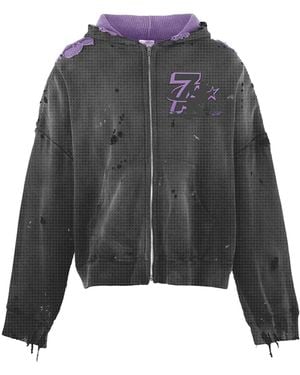 Triple Sevens Booby Trap Reversible Hoodie Ts7015" - Black