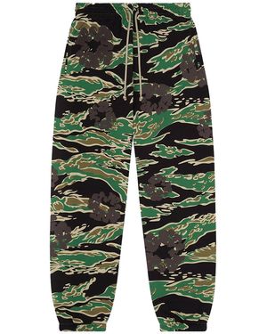 DENIM TEARS Cotton Wreath Joggers Dt117" - Black