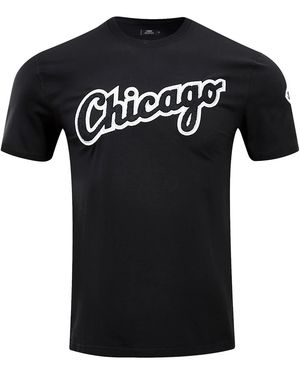 Pro Standard Mlb Chicago Sox Classic T-Shirt Lcw131562 Blk" - Black