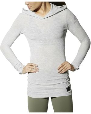 Reebok Noble Fight Long Sleeve Waffle Hoodie "Skull" Bk3909" - Black